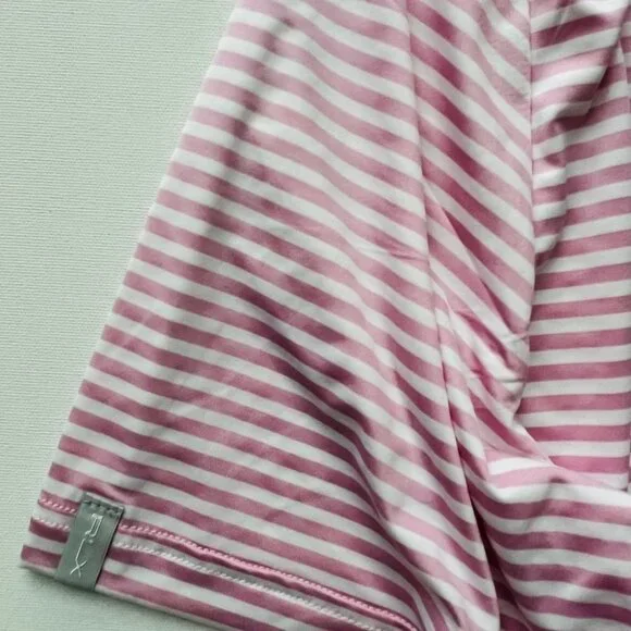 RLX Ralph Lauren Wicking UV Spyglass Striped Polo Shirt